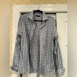 Tommy Hilfiger Checker Blue Button Down